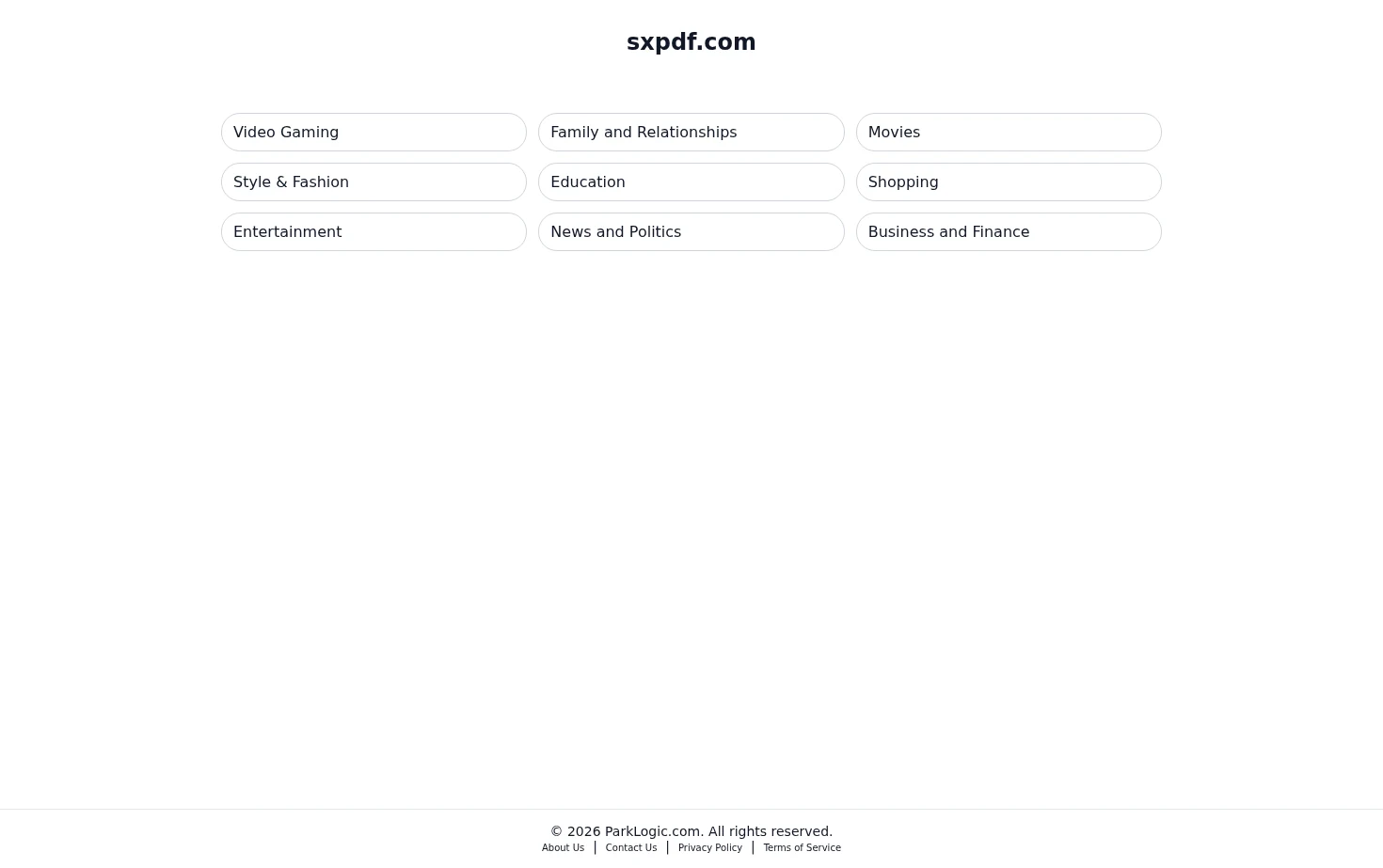 sxpdf.com 页面快照
